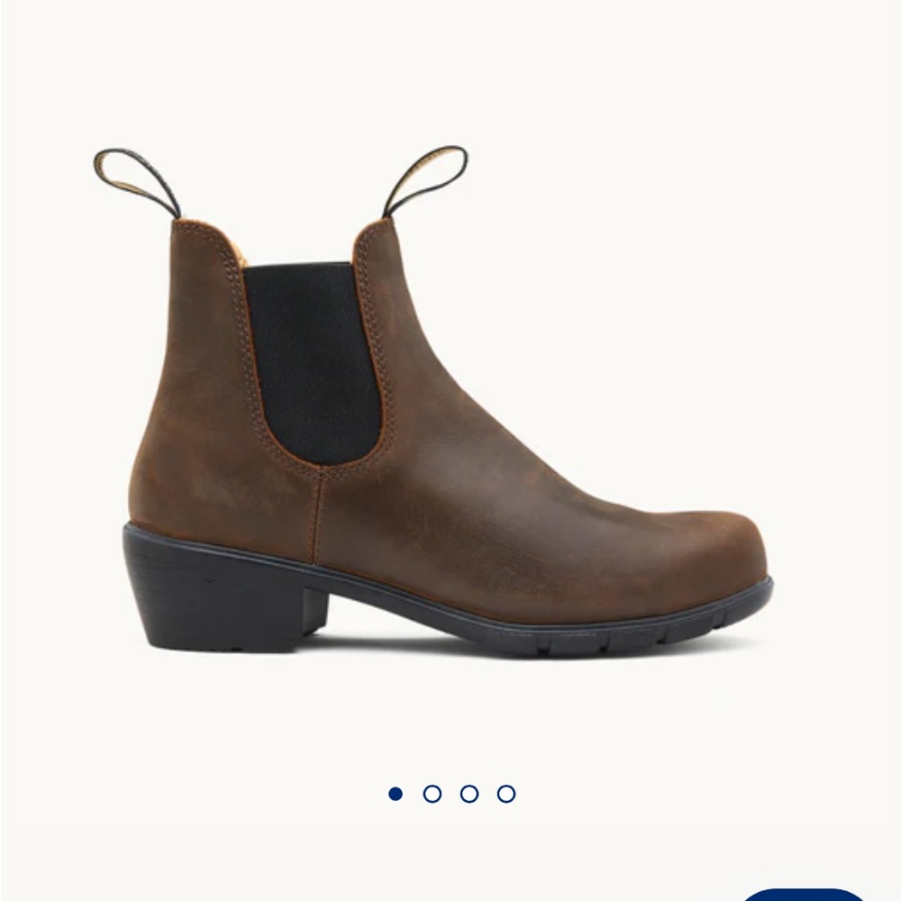 Blundstone Dark Brown Leather Chelsea Boots women’s series 1673 size 8